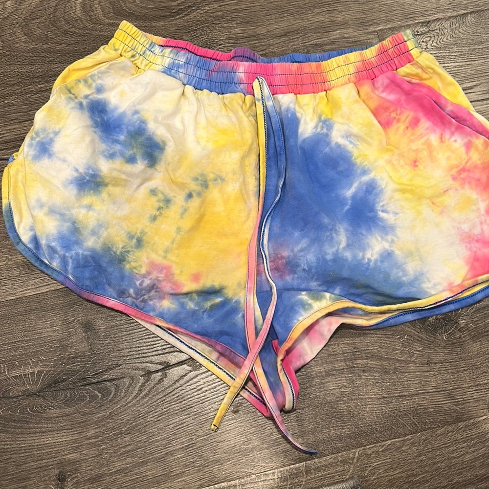 SHEIN tye-die shorts